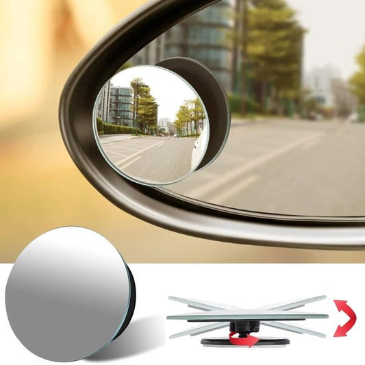 Car Blind Spot Mirror - 2Nos