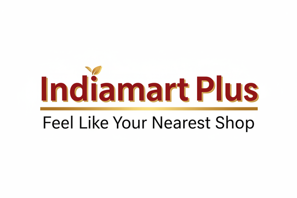 Indiamart Plus Logo White BG